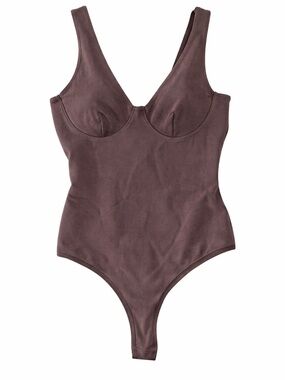 SKIMS Hourglass Plunge Bodysuit Size M
Zinc Purple Taupe